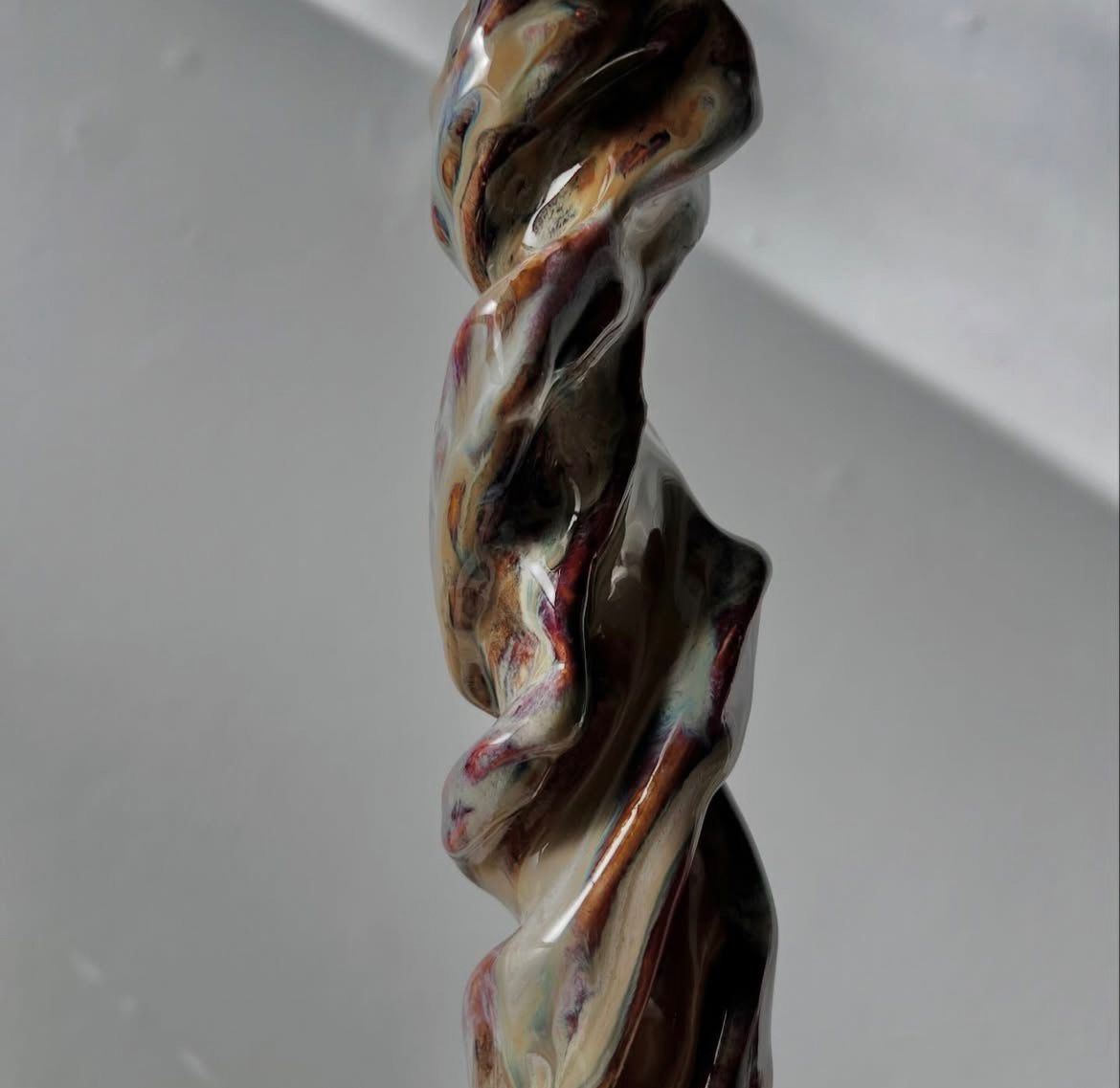 MoM, Thank You — close-up of glaze and folds (from Phantom Love).